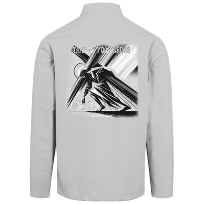 Soft Shell Jacket B&W: Mens - Take Up Your Cross