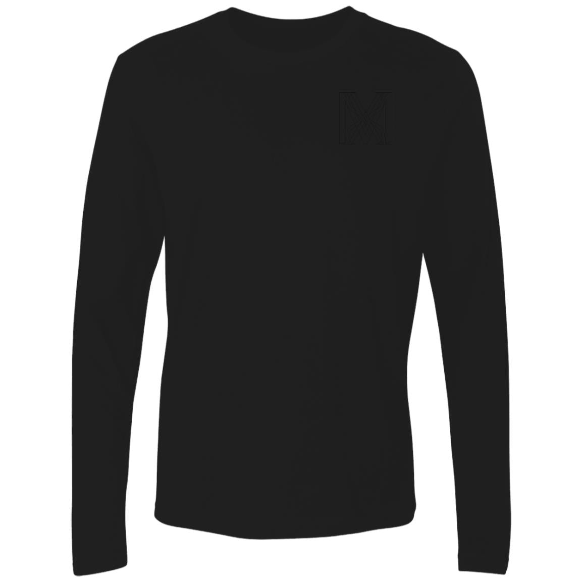 Premium Long Sleeve B&W: Men - Take Up Your Cross